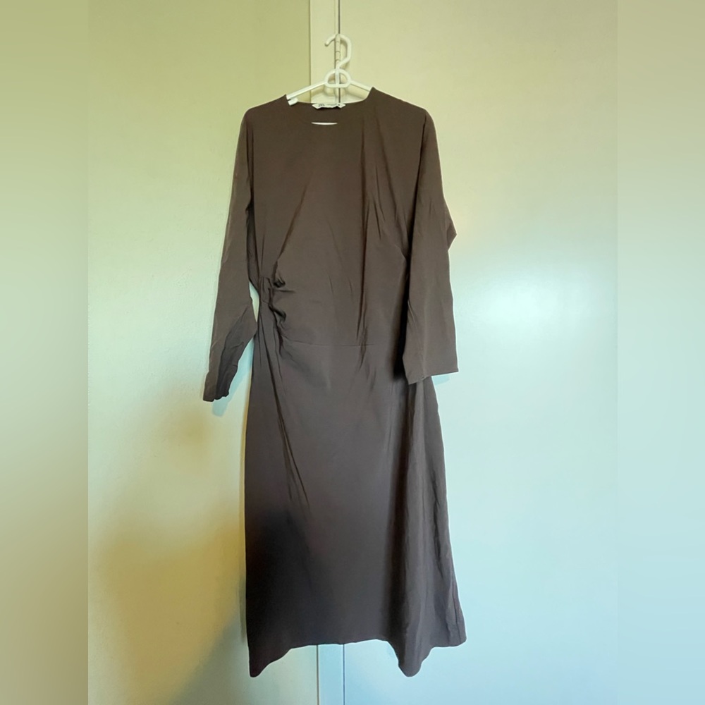 Brown Midi dress